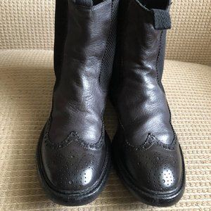 Preventi Men's Black Leather Boots